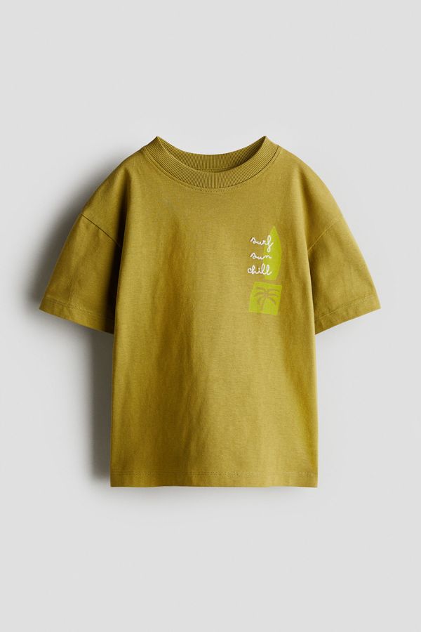 Camiseta estampada de corte holgado