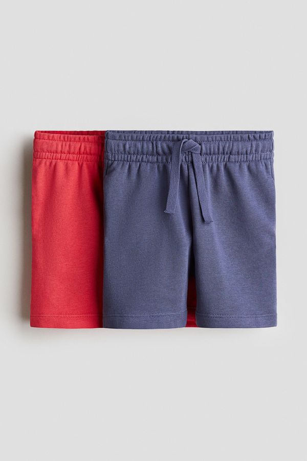 Pack de 2 pantalones cortos en sudadera