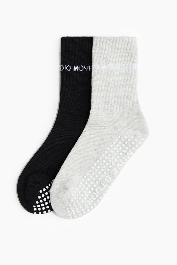 Pack de 2 calcetines de yoga antideslizantes