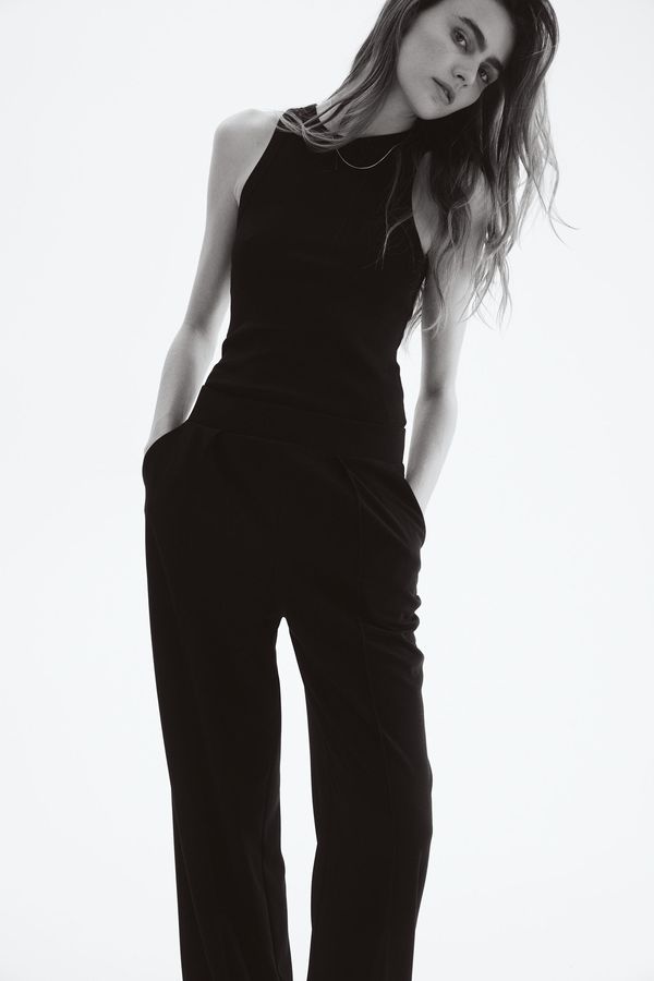 Pantalón de vestir de talle alto