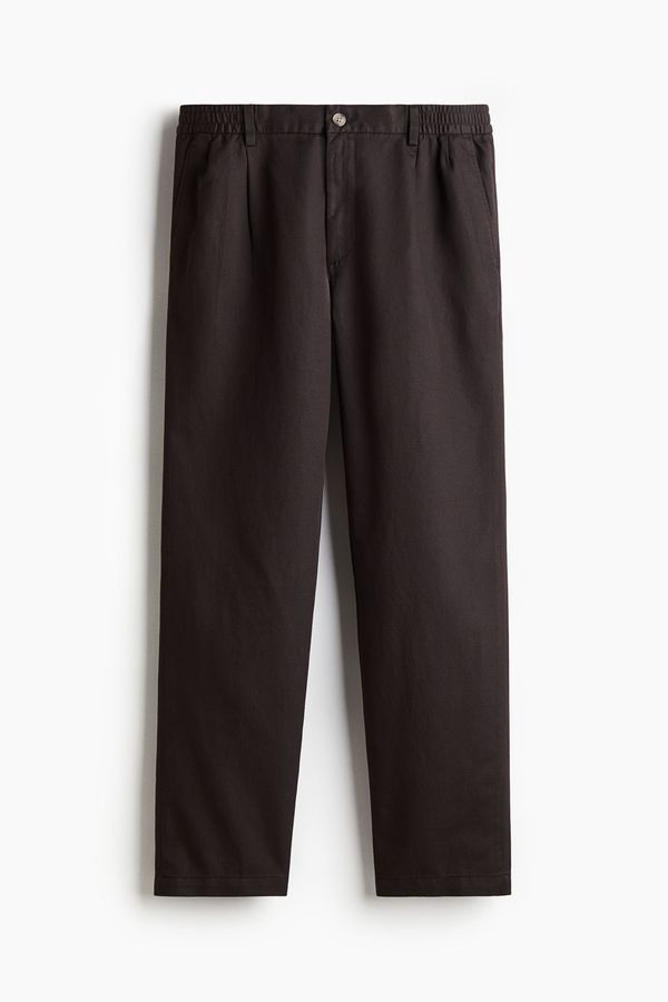 Pantalón en mezcla de lyocell Regular Fit