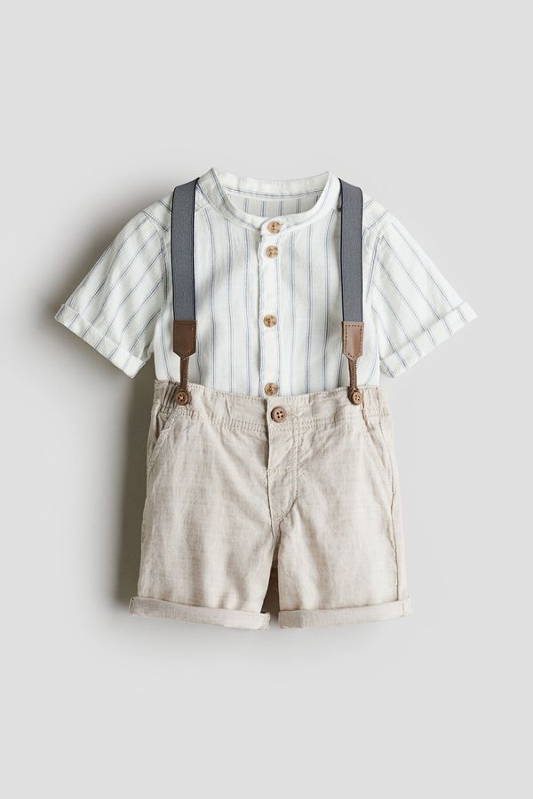 Conjunto de 2 piezas con tirantes