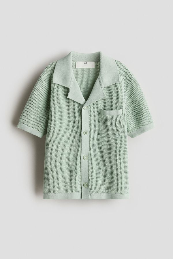 Camisa resort de punto