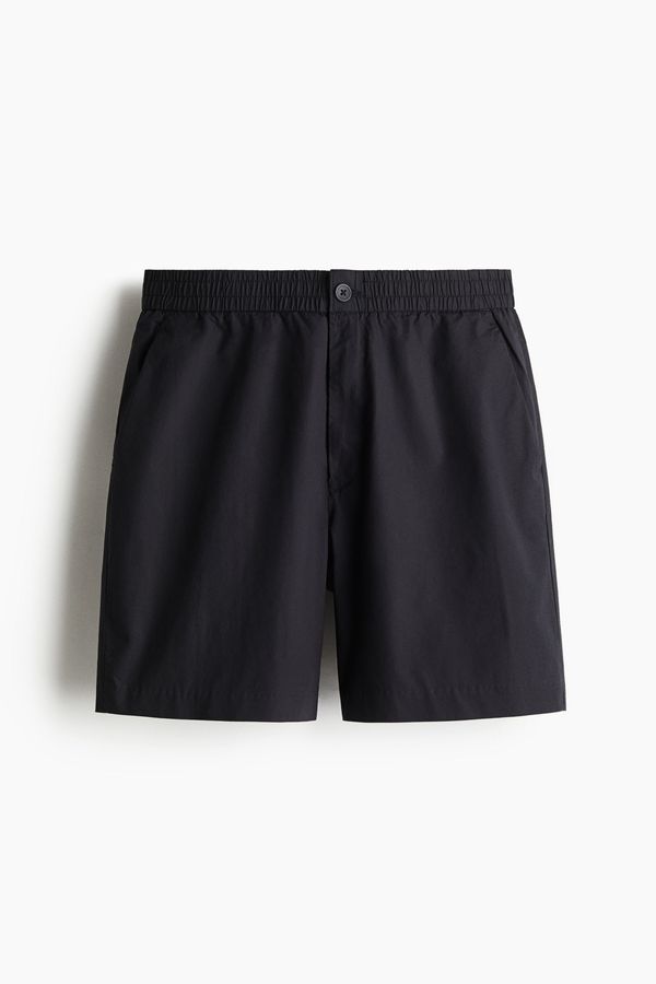 Pantalón corto de popelina Relaxed Fit
