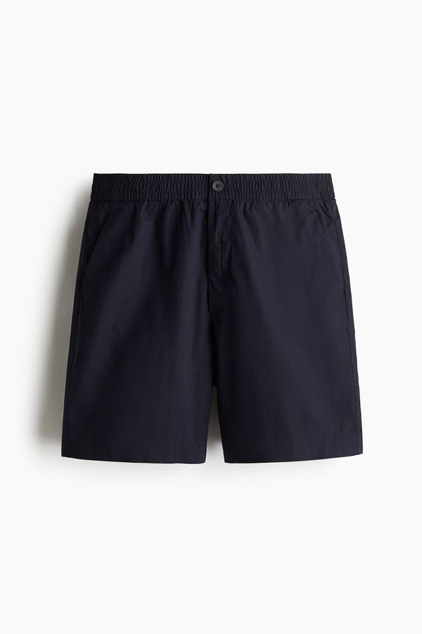Pantalón corto de popelina Relaxed Fit