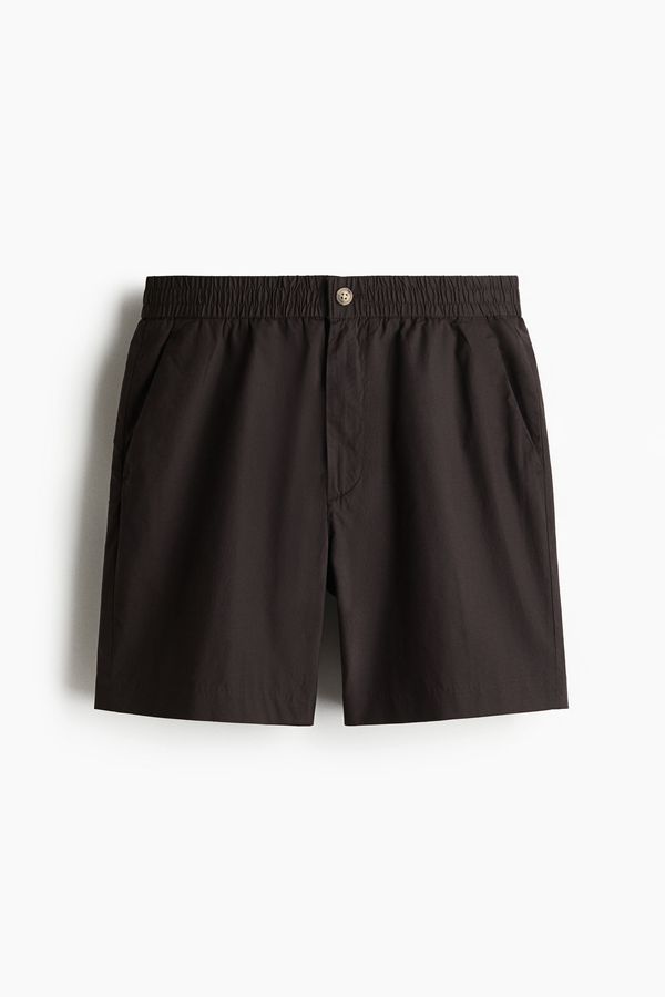 Pantalón corto de popelina Relaxed Fit
