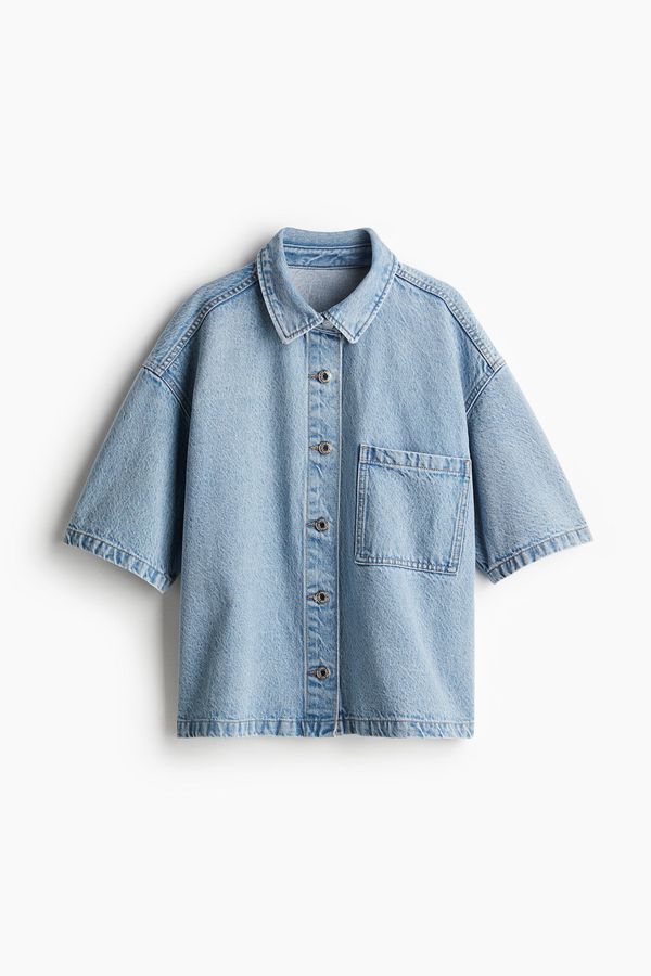 Camisa denim oversize