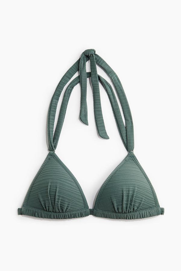 Top de bikini de triángulo con push-up