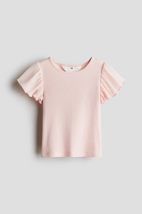 Camiseta con mangas de gasa