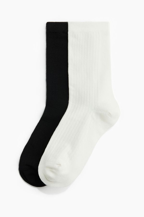 Pack de 2 calcetines de canalé