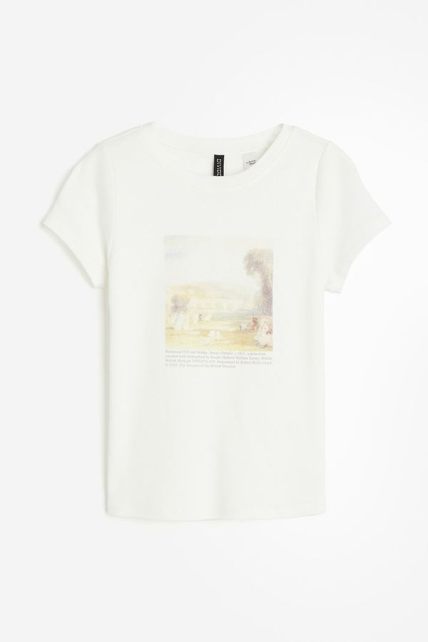 Camiseta con motivo estampado