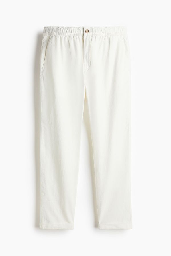 Pantalón en mezcla de lino Regular Fit