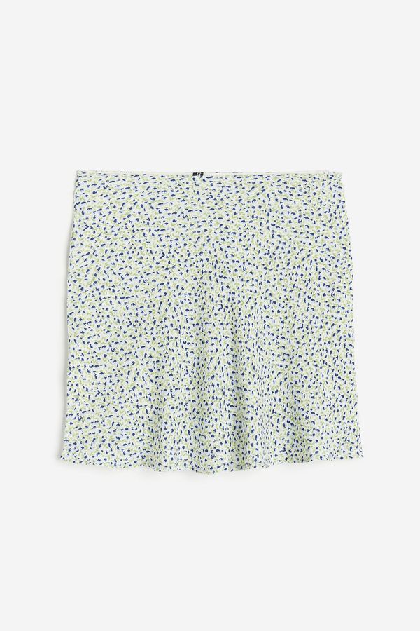 Falda evasé estampada