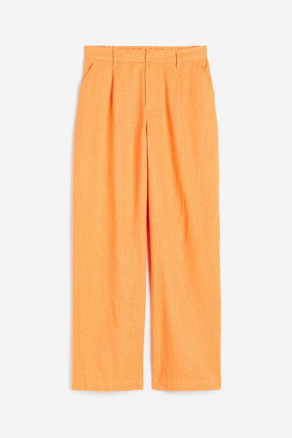 Pantalón de vestir en mezcla de lino