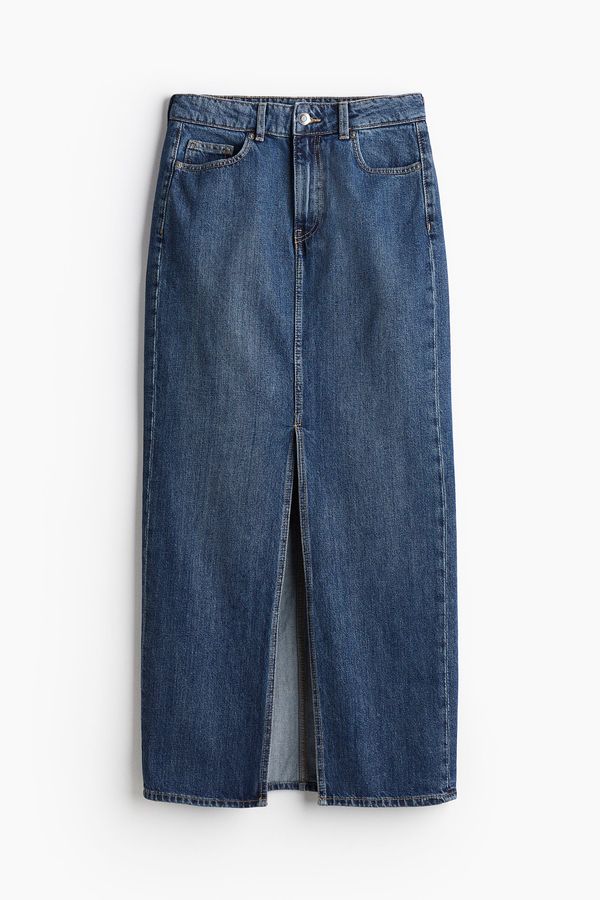 Maxifalda en denim