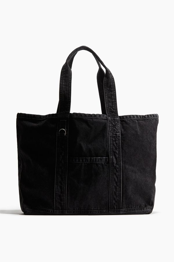 Bolsa shopper en denim efecto lavado