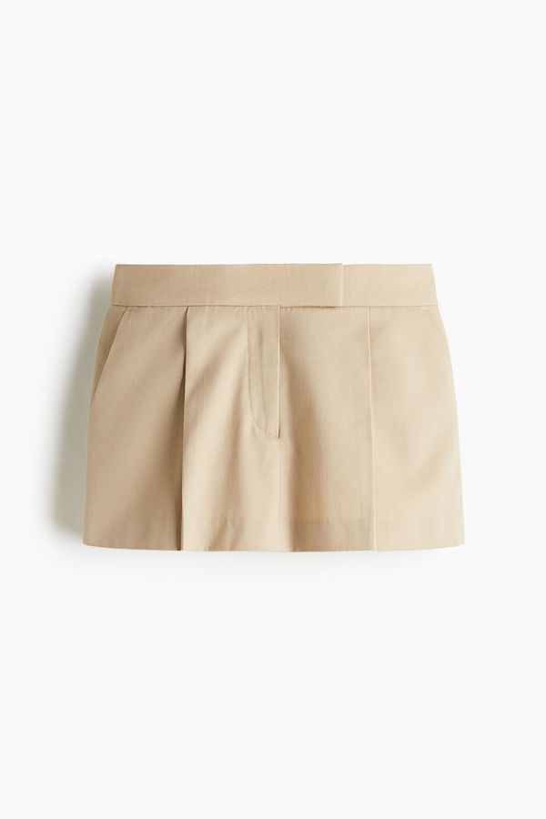 Minifalda pantalón sastre