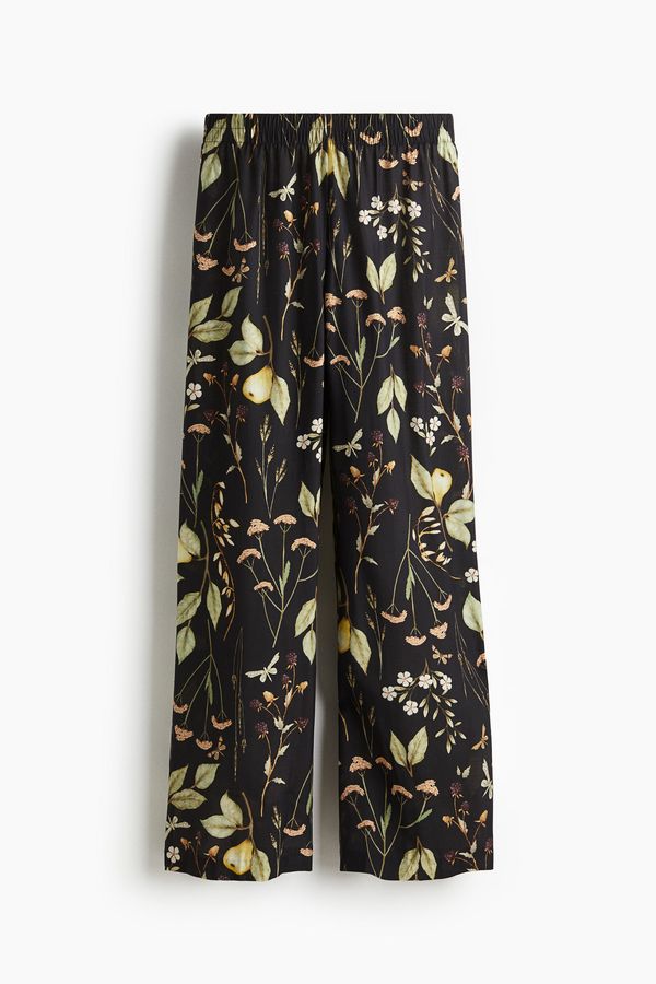 Straight pull-on trousers