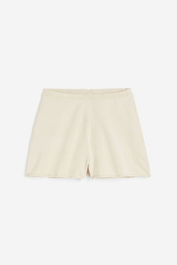 Pantalón corto en punto fino