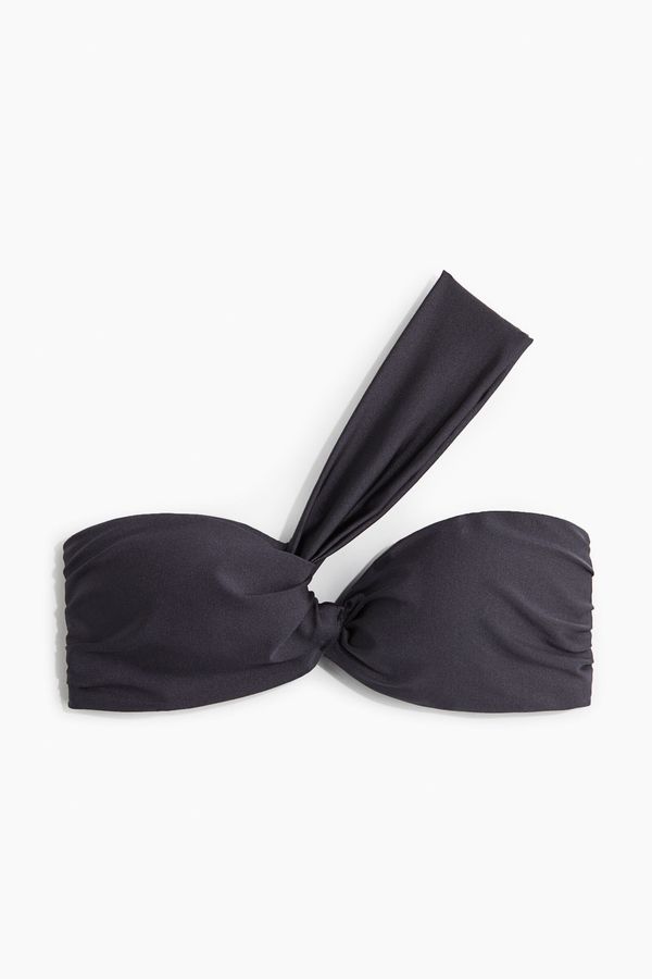 Top de bikini bandeau con acolchado
