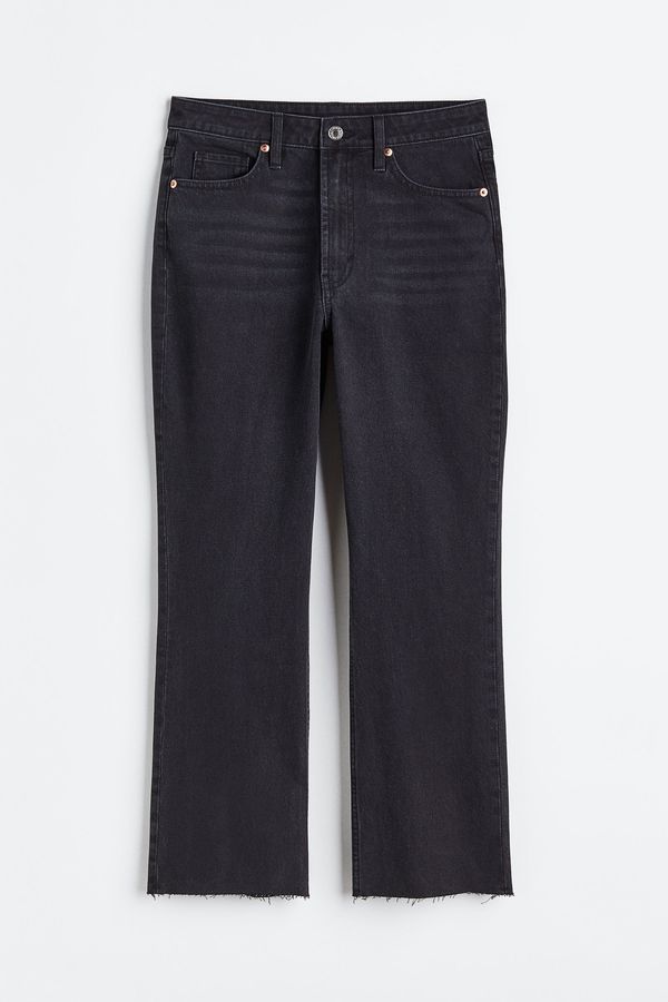 Flared High Cropped Jeans