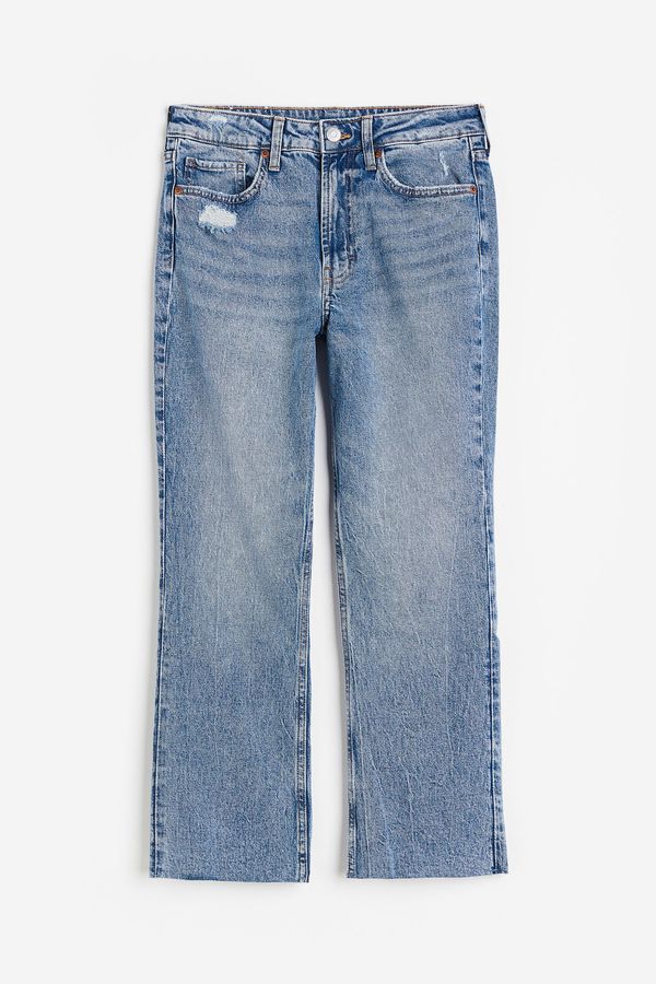 Flared High Cropped Jeans