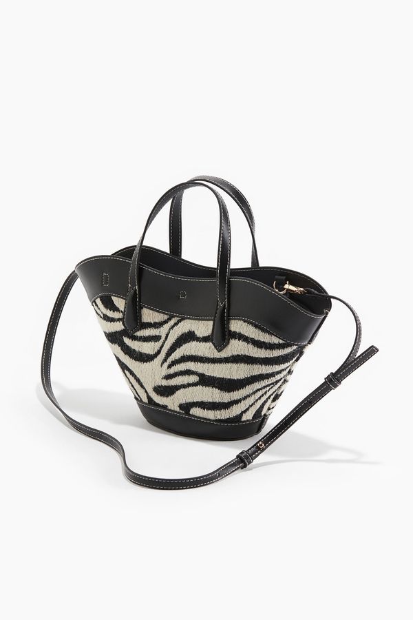 Bolso cruzado en tejido jacquard
