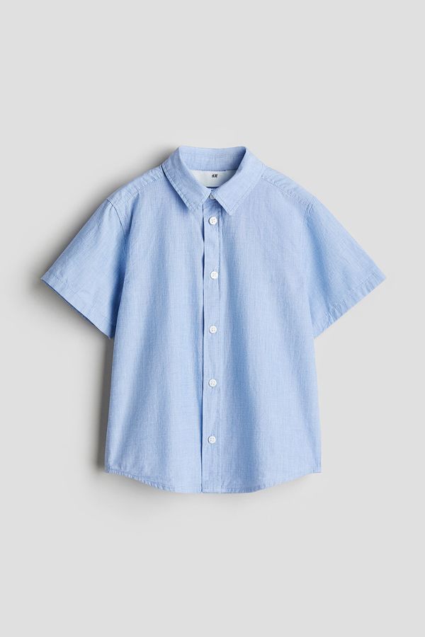 Camisa de manga corta en algodón