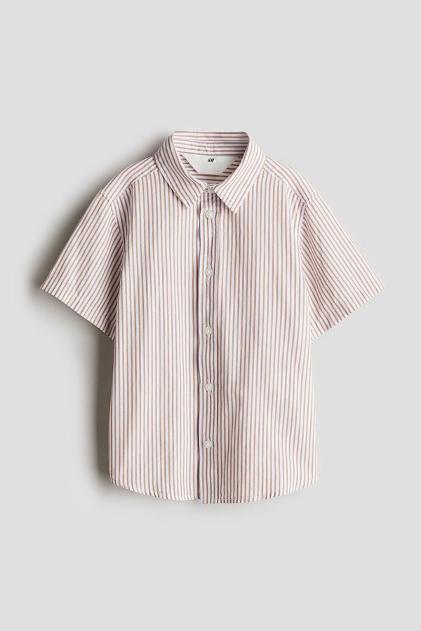 Camisa de manga corta en algodón