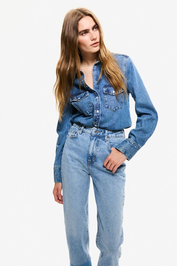 Slim Mom High Ankle Jeans