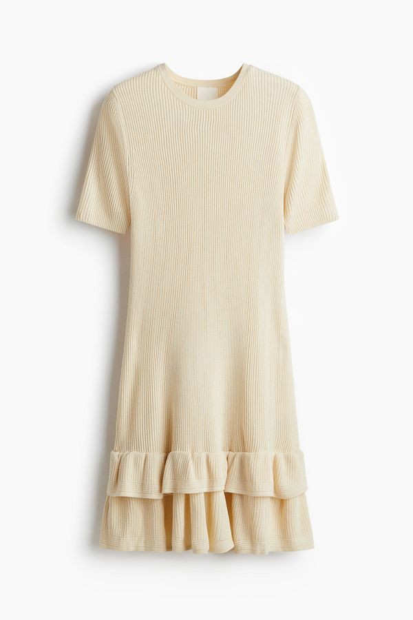 Vestido en punto de canalé