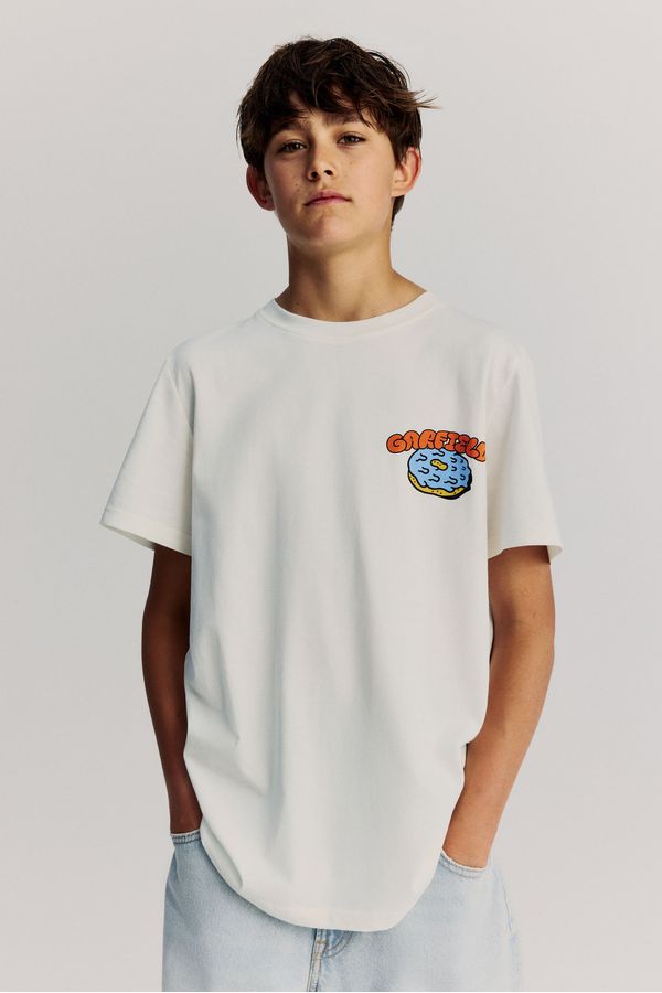 Camiseta de algodón con motivo estampado
