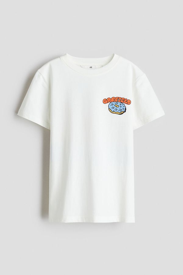 Camiseta de algodón con motivo estampado